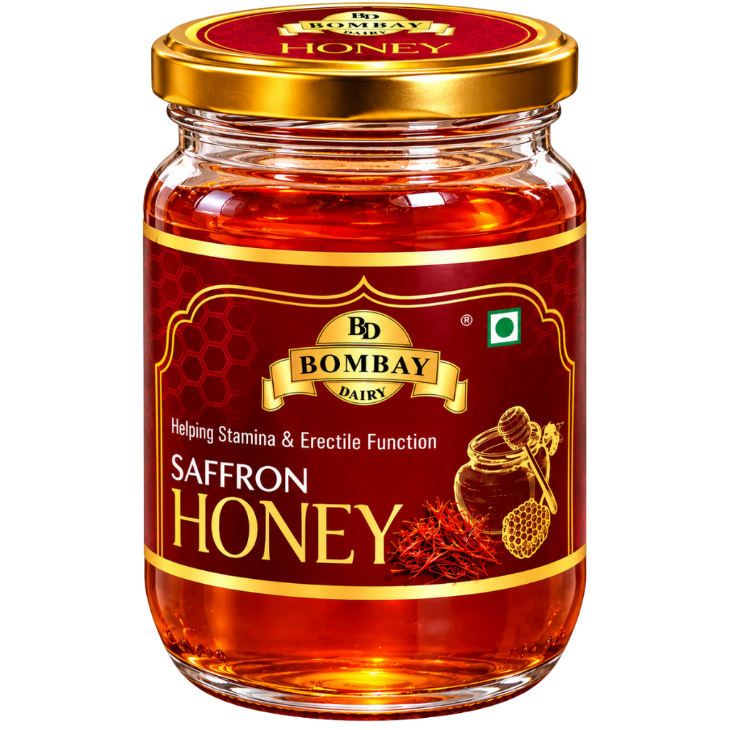 Premium Saffron Honey | Natural Honey Infused with Kesar